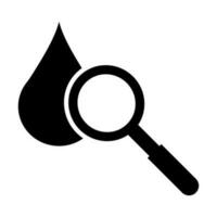 Hematology Glyph Icon Design vector