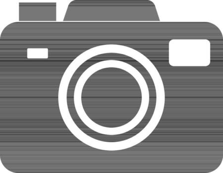 Isolated icon of Camera in flat style. vector