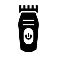 Shaving Machine Glyph Icon Design vector