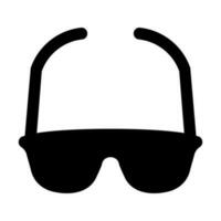 Sunglasses Glyph Icon Design vector