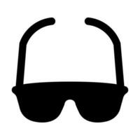 Sunglasses Glyph Icon Design vector