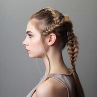 photo of The braided ponytail