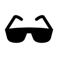 Eye Protector Glyph Icon Design vector