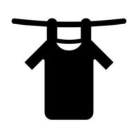 Drying Glyph Icon Design vector