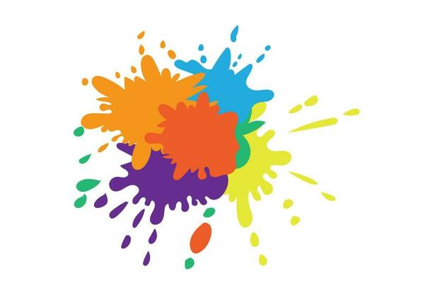 Paint color splash vector illustration