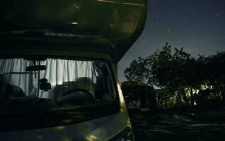 RV Park Starry Night photo