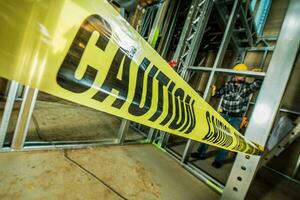 Construction Site Safety Caution Tapes photo