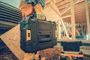 Construction Toolbox Closeup photo