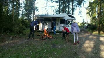 Babia Gora, Poland. RV Camper Van Road Trip Vacation with Friends video