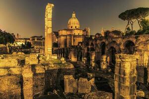 Roman Forum Ruins in Rome photo