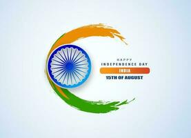 Independence Day India and Republic Day Vector illustration
