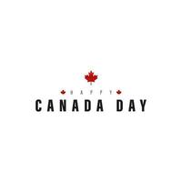 1st of July, Happy Canada Day, Vector illustration