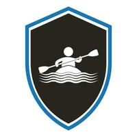 kayak sport logo vector