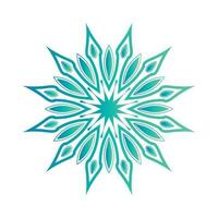 Beautiful Green color Mandala design vector Template