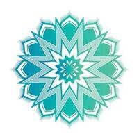 Beautiful Green color Mandala design vector Template
