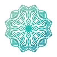 Beautiful Green color Mandala design vector Template