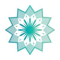 Beautiful Green color Mandala design vector Template