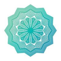Beautiful Green color Mandala design vector Template