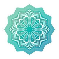 Beautiful Green color Mandala design vector Template