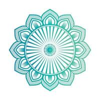 Beautiful Green color Mandala design vector Template