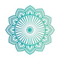 Beautiful Green color Mandala design vector Template