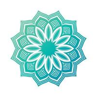 Beautiful Green color Mandala design vector Template