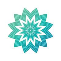 Beautiful Green color Mandala design vector Template