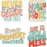 Inspirational Quotes Design vector