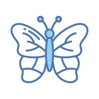 cheque esta hermosamente diseñado icono de mariposa fácil a utilizar y descargar vector