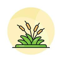 Beautifully designed vector of reed in editable style, ready to use icon