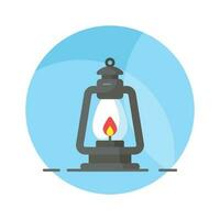 An editable icon of vintage lantern in trendy style, vector of vintage lamp