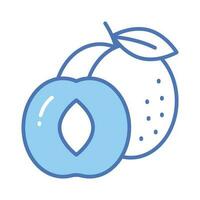 Yummy apricot vector design, icon of healthy fruits in modern style