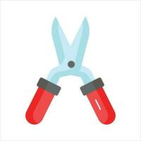 An icon of gardening shear in modern style, gardening scissors, cutting tool vector