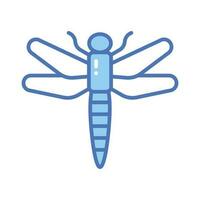 hermosamente diseñado vector de libélula en moderno estilo, Listo a utilizar icono