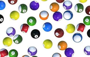 Billiard Balls Backdrop photo