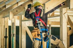 Wood House Frame Construction photo