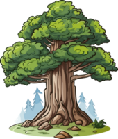 Sequoia tree transparent background png