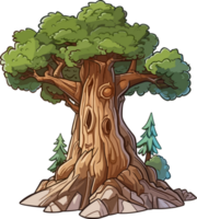 Mammutbaum Baum transparent Hintergrund png