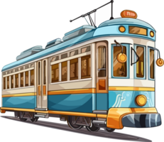 tram transparant achtergrond png