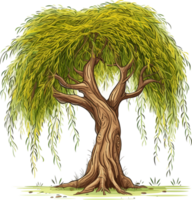 Willow tree Png, Weeping Willow Tree Isolated png