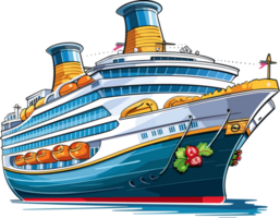 Cruise ship transparent background png