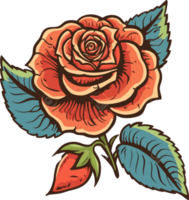 ancien Rose transparent Contexte png