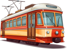 tram transparant achtergrond png