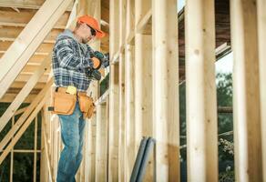 Wood House Frame Construction photo