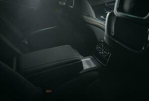 Luxury Leather Modern Vehicle Interior photo