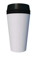 Plastic Coffee Cup Black Cup photo