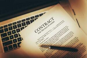 Sale of Goods Contract photo