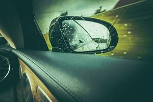 Modern Car Side Mirror photo