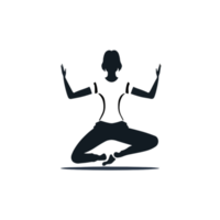 yoga houding illustratie, yoga oefening poseert, rustgevend meditatie poses clip art, uitrekken poses illustratie, balanceren boom houding, yoga png