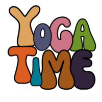 yoga tid text, text inskrift, yoga ClipArt på transparent bakgrund, yoga tid typografi, yoga tid digital konst, yoga tid kalligrafi png